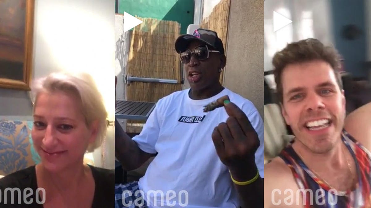 You could request a shout-out from Dorinda Medley, Dennis Rodman or Perez Hilton.