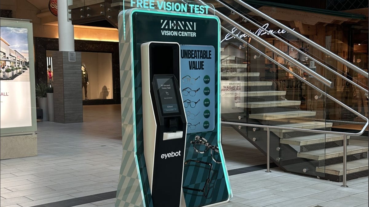 An Eyebot in a Boston mall