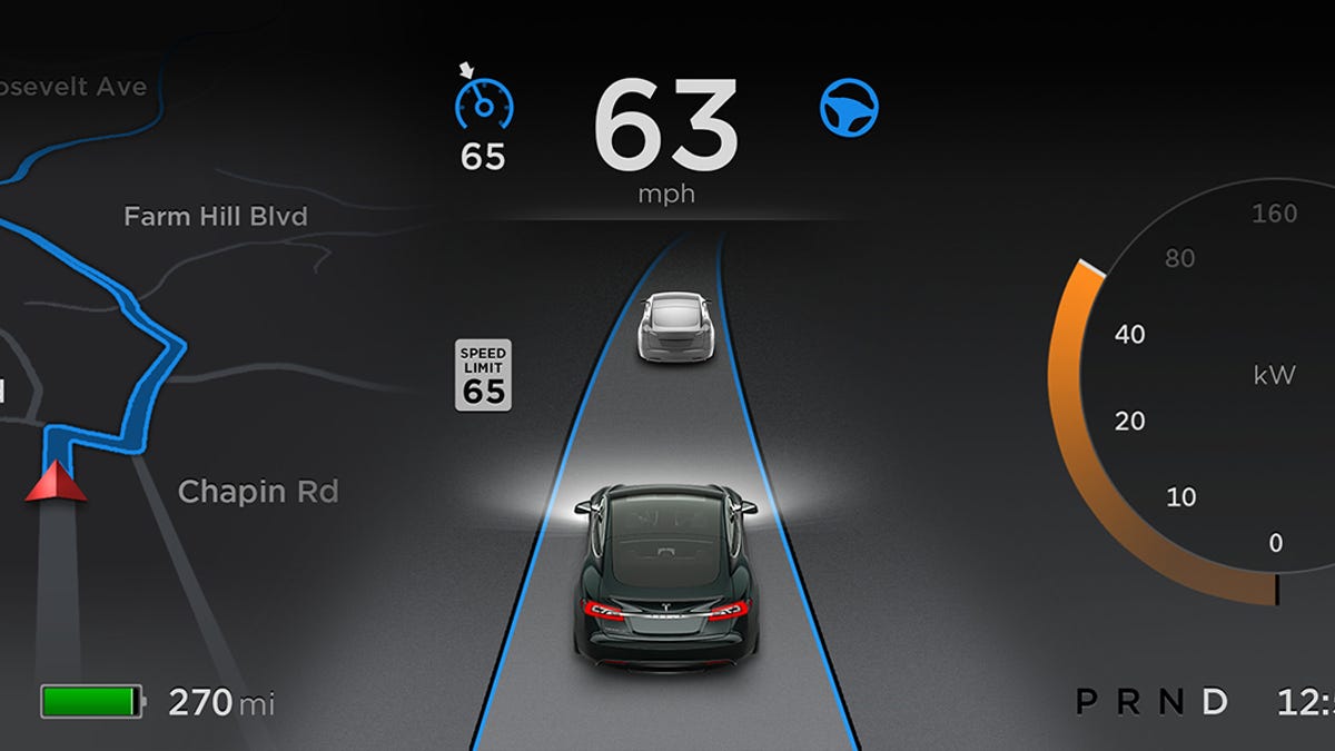 Tesla Autopilot Display