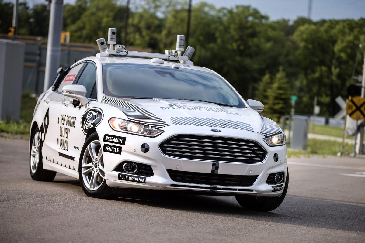 Ford Domino's Self-Driving Fusion
