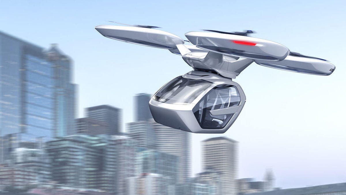 Audi and Airbus drone taxi concept