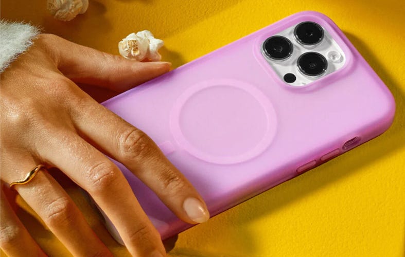 The Otterbox Symmetry Soft Touch cases feels nice in your hand
