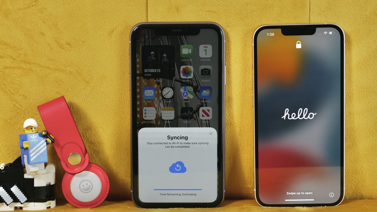 iOS 15 temporary iCloud storage transfer to iPhone 13