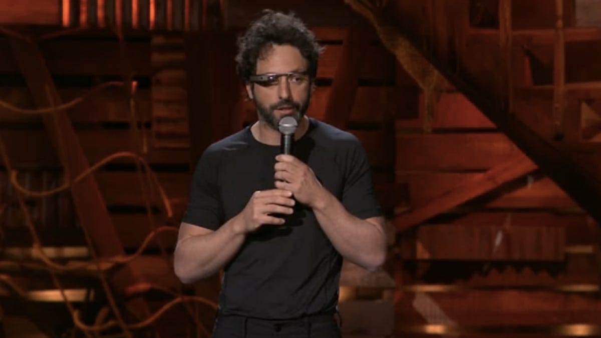 Google co-founder Sergey Brin at TED 2013.