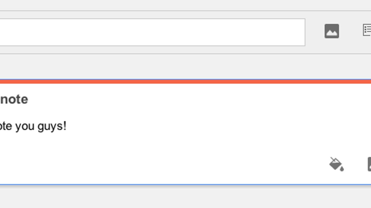 Google Keep went live today.