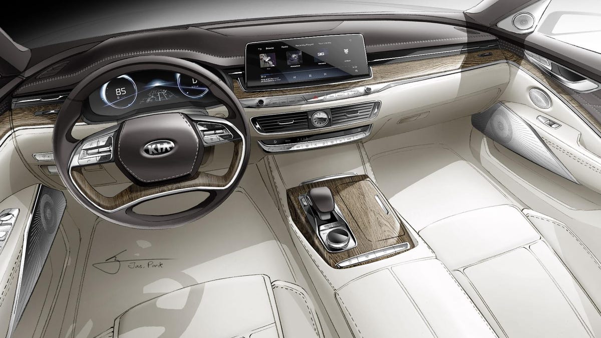 2019 Kia K900 Interior Teaser