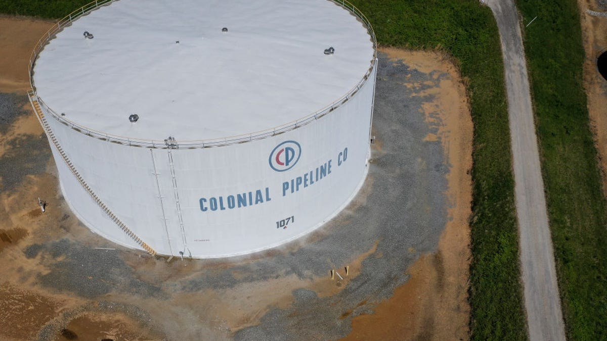 Colonial Pipeline storage tank