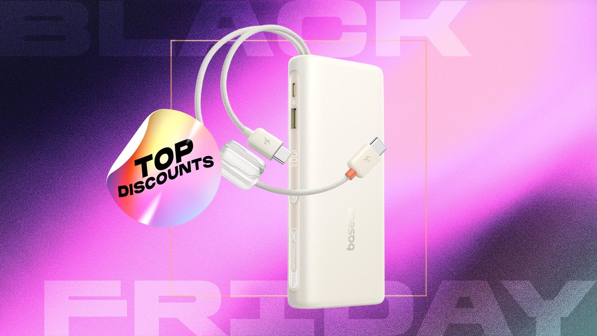 Baseus Portable Charger with Built in Cable