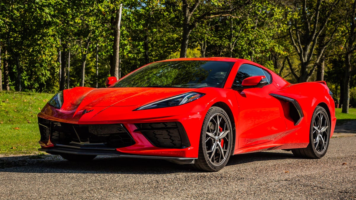 2020 Chevy Corvette - front three-quarter view