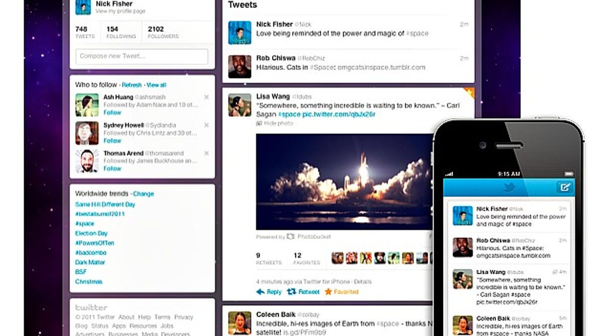Twitter redesign