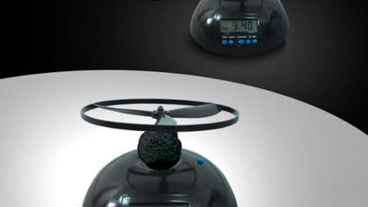 Flying alarm clock