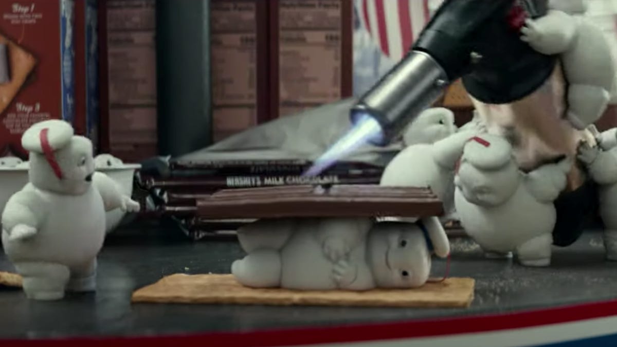 Stay Puft Marshmallow Men in Ghostbusters: Afterlife