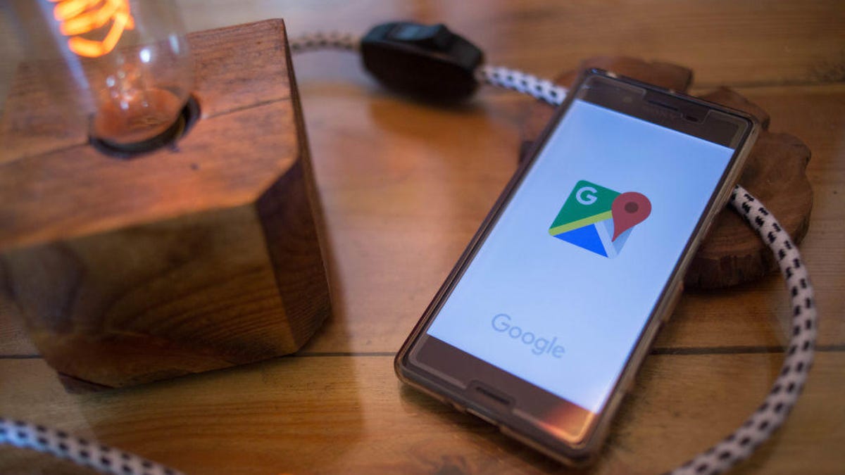 The Google Maps application seen displayed on a Sony