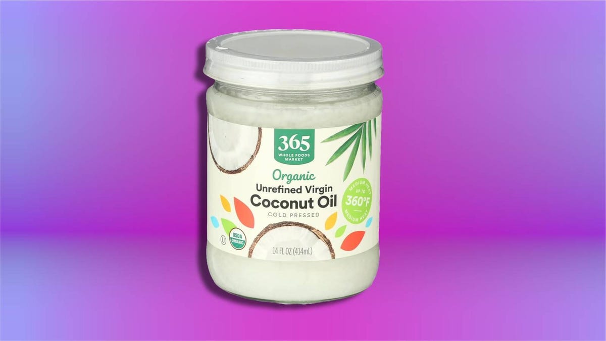 jar of whole foods 365 coconut oil