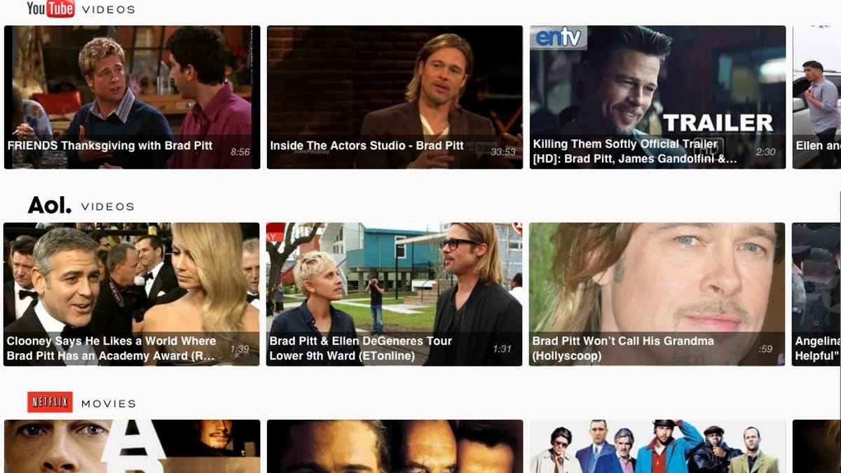 Squrl's app searches for videos across a wider range of sites than YouTube's does.