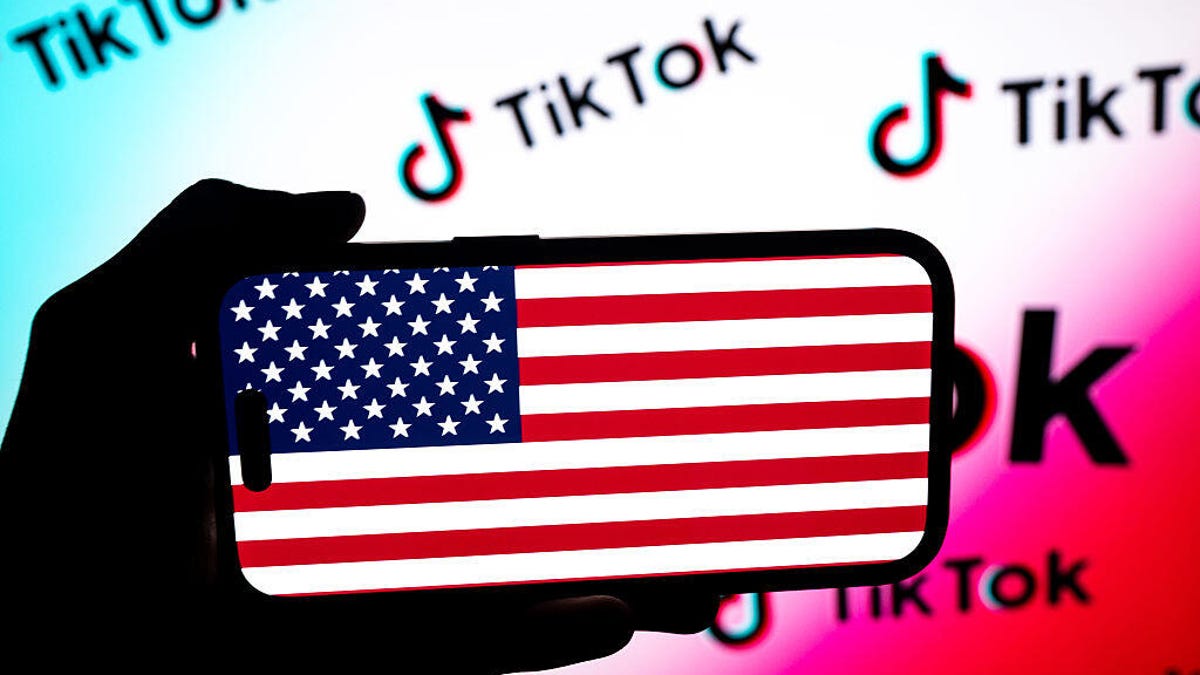 TikTok US flag