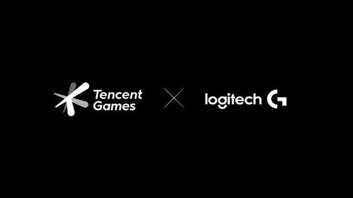 Tencent Games and Logitech G logos