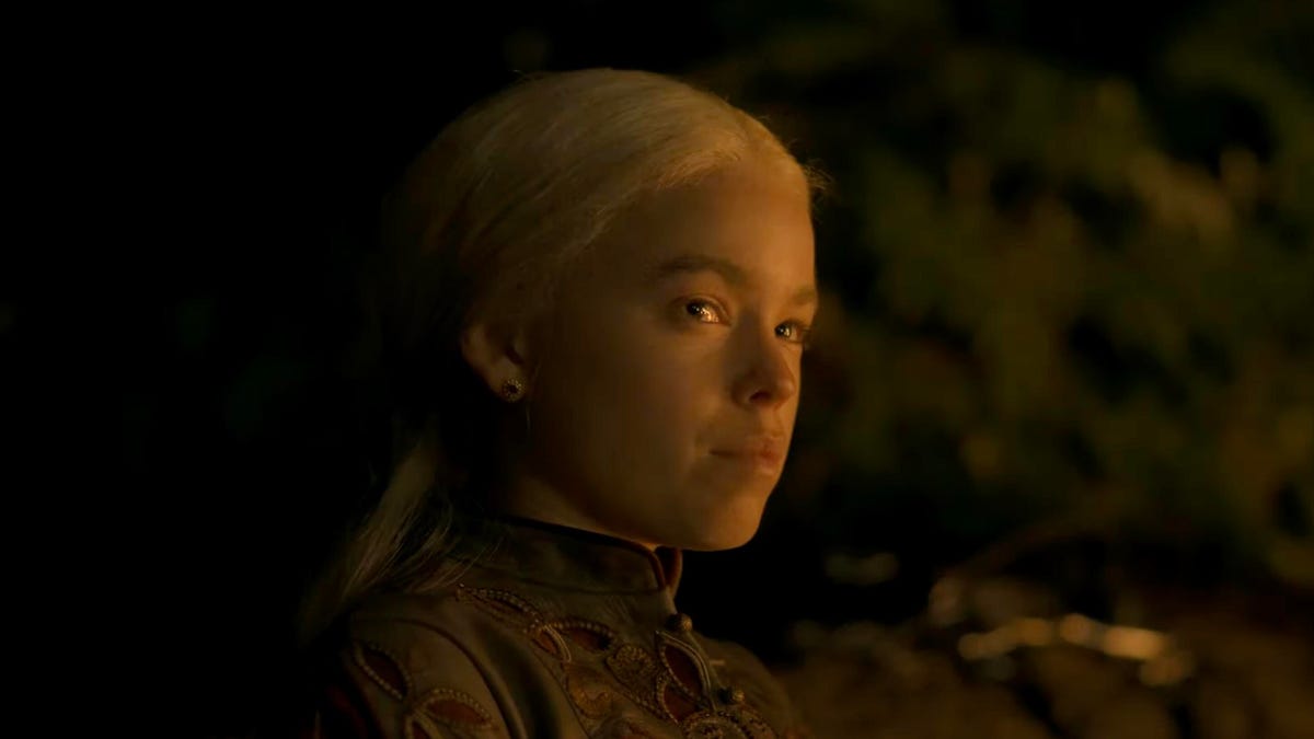 Young Princess Rhaenyra Targaryen.