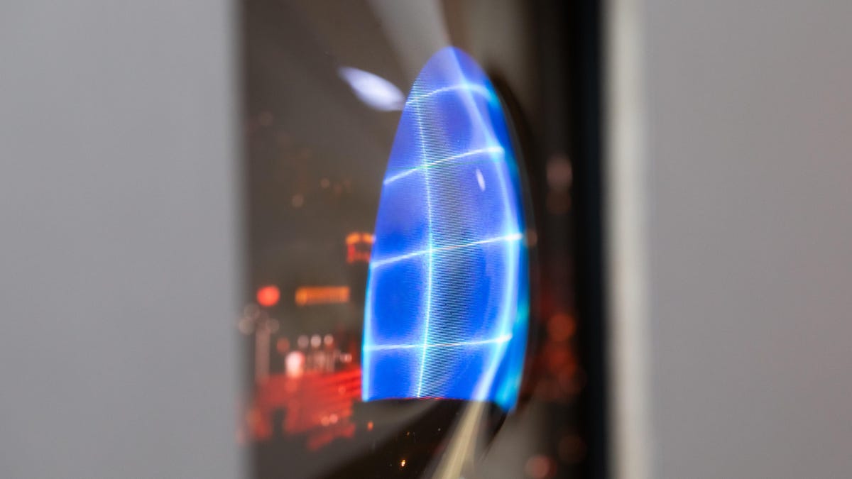 A bulge in stretchable display