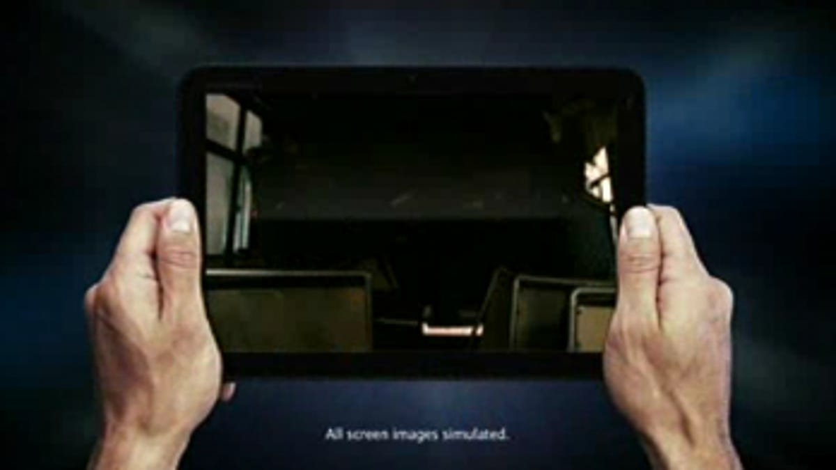 Verizon showed off the Motorola Xoom at its CES keynote speech.