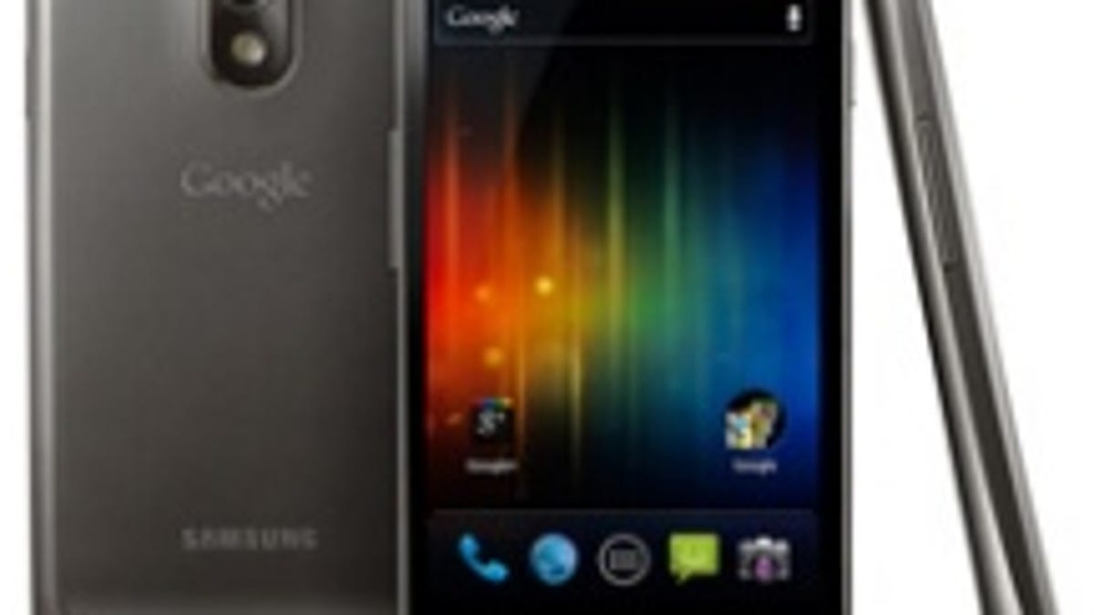 Samsung's Galaxy Nexus.