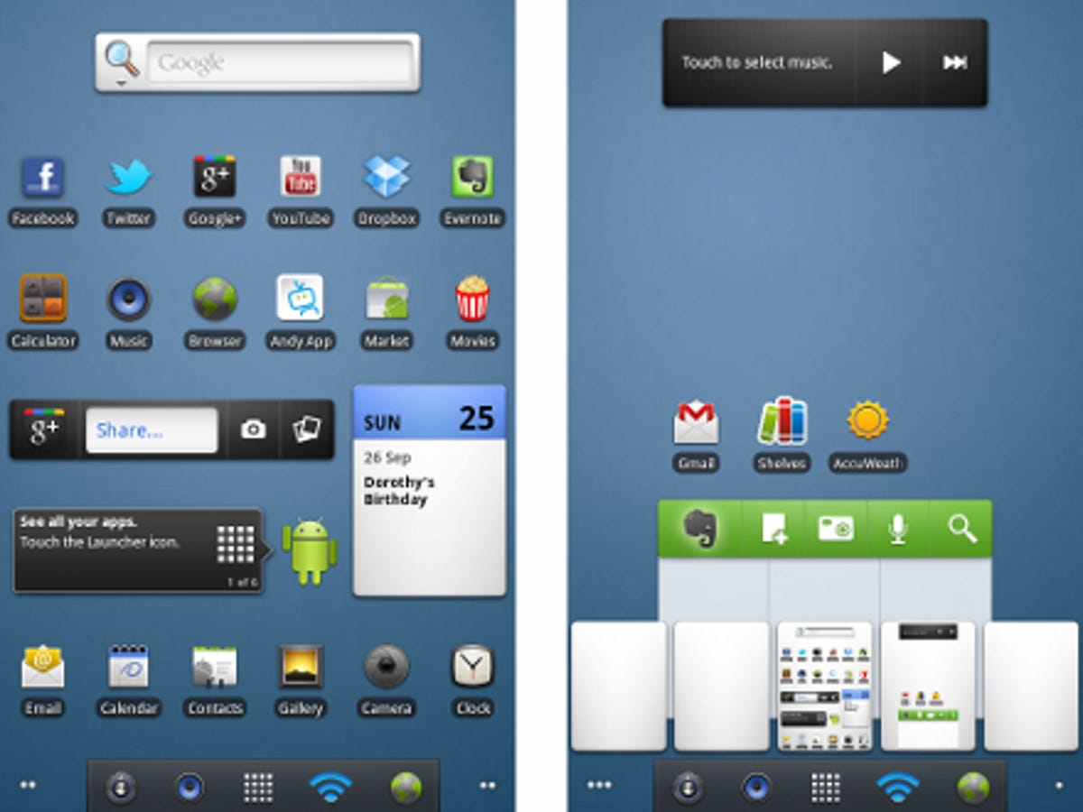 Andy Pad Android 2.3 Gingerbread