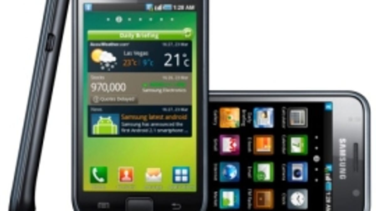 A Galaxy S smartphone.