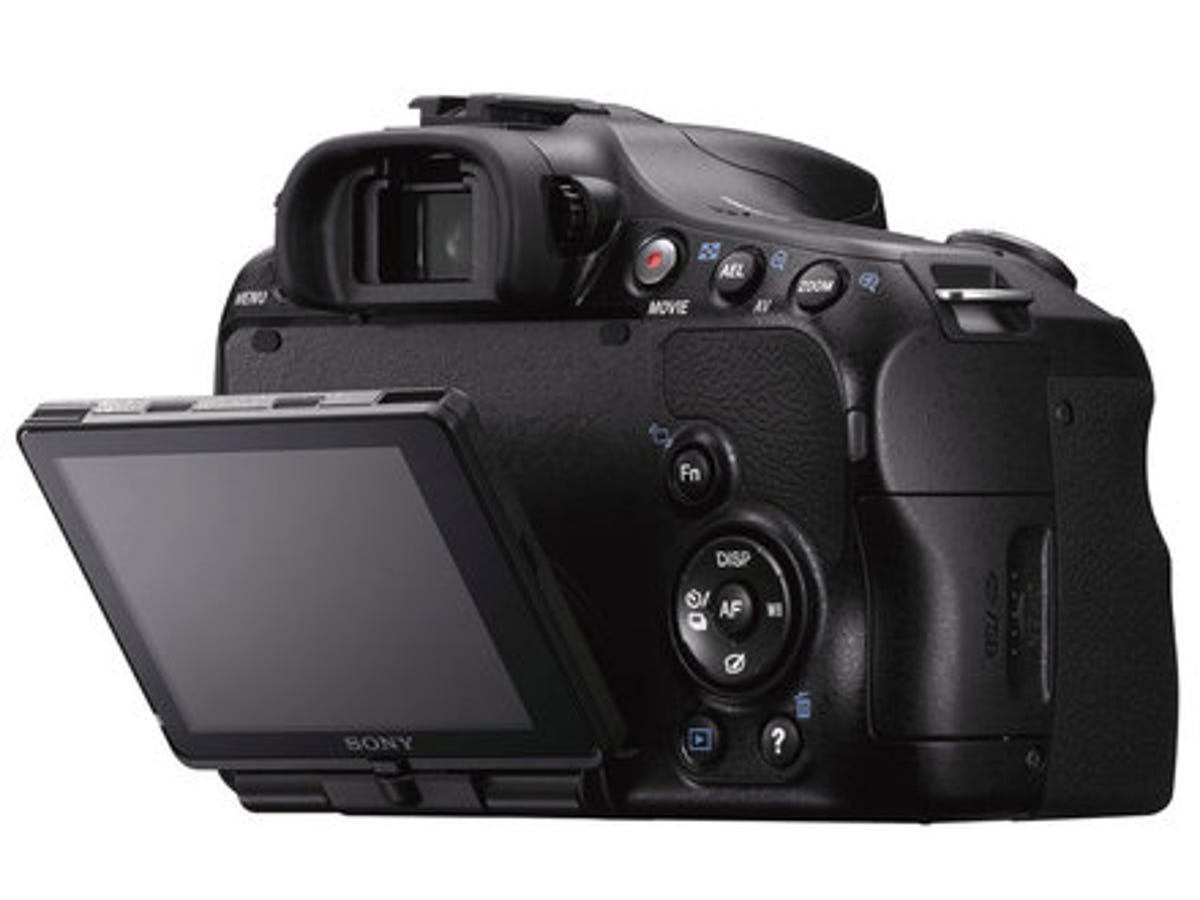Sony Alpha SLT-A57 back