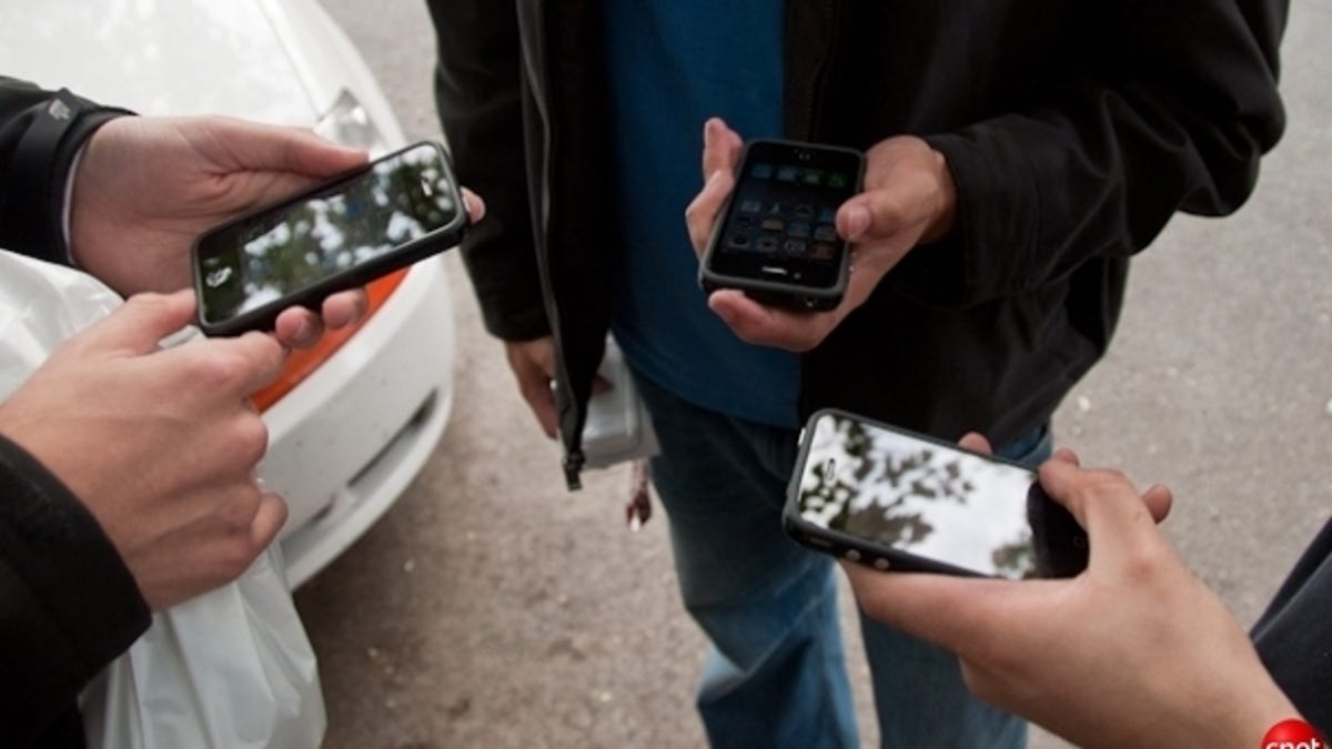 iPhone 4 users on the product's launch day last year.