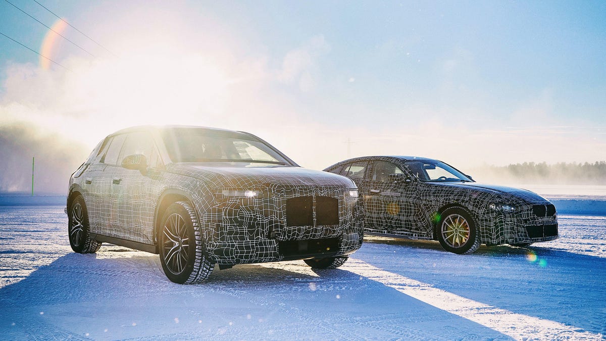 BMW iNext and i4 prototypes