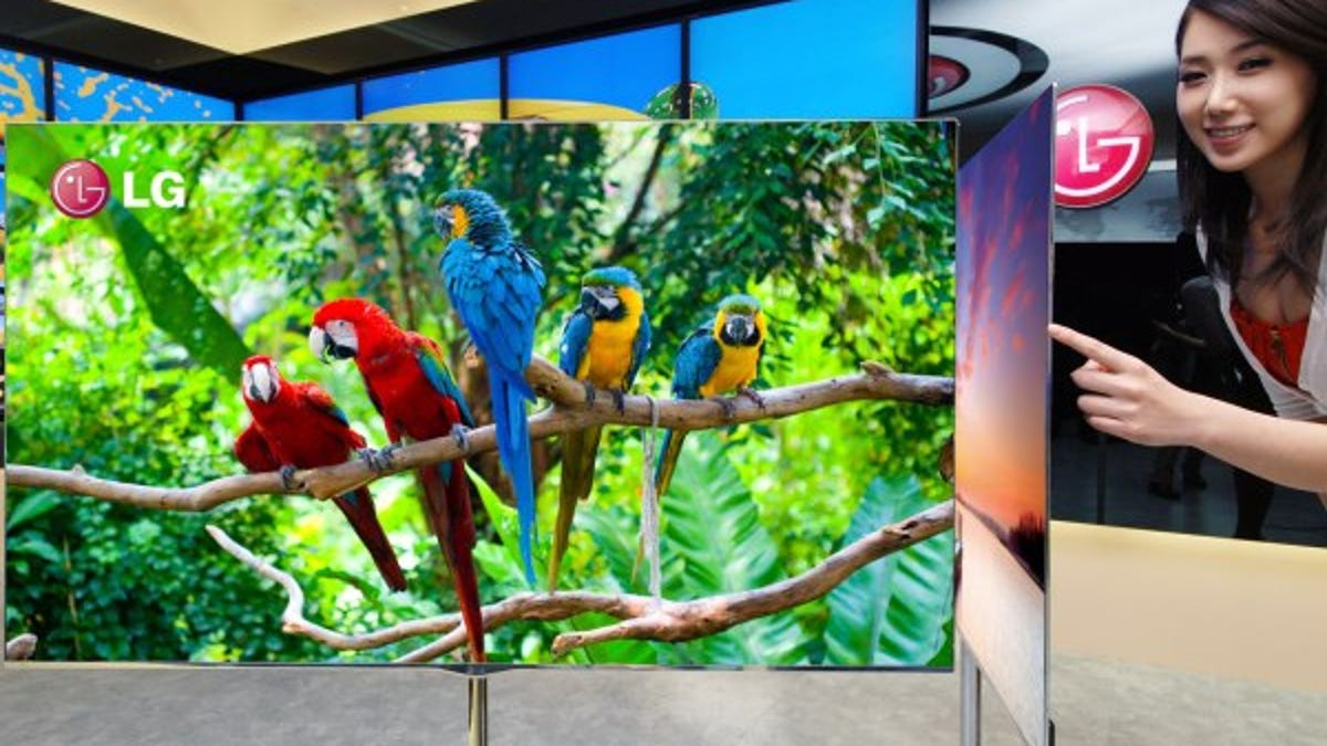 An LG OLED TV.