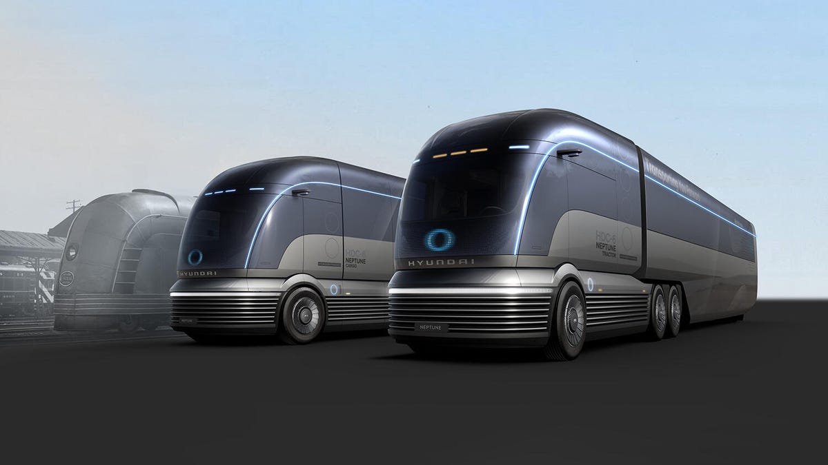Hyundai fuel cell semi concept makes the Tesla Semi look boring