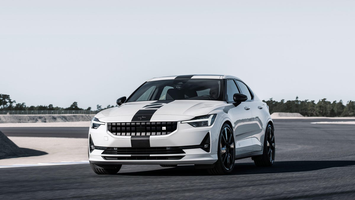 Polestar 2 BST Edition 270 on the track