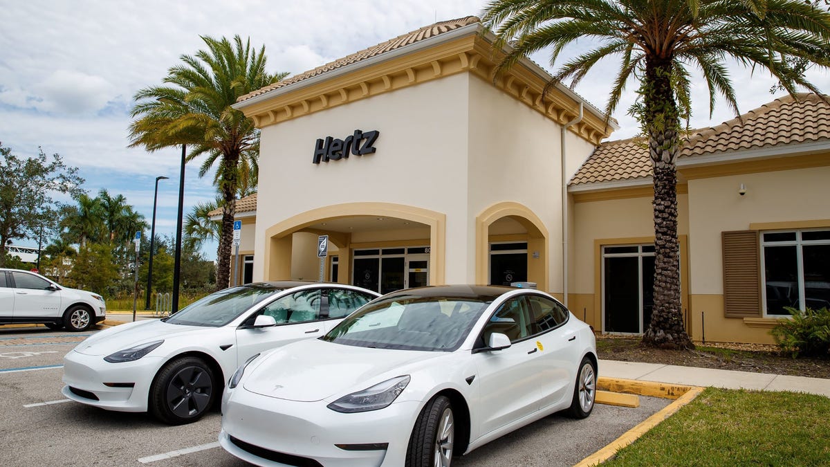 Hertz Tesla fleet
