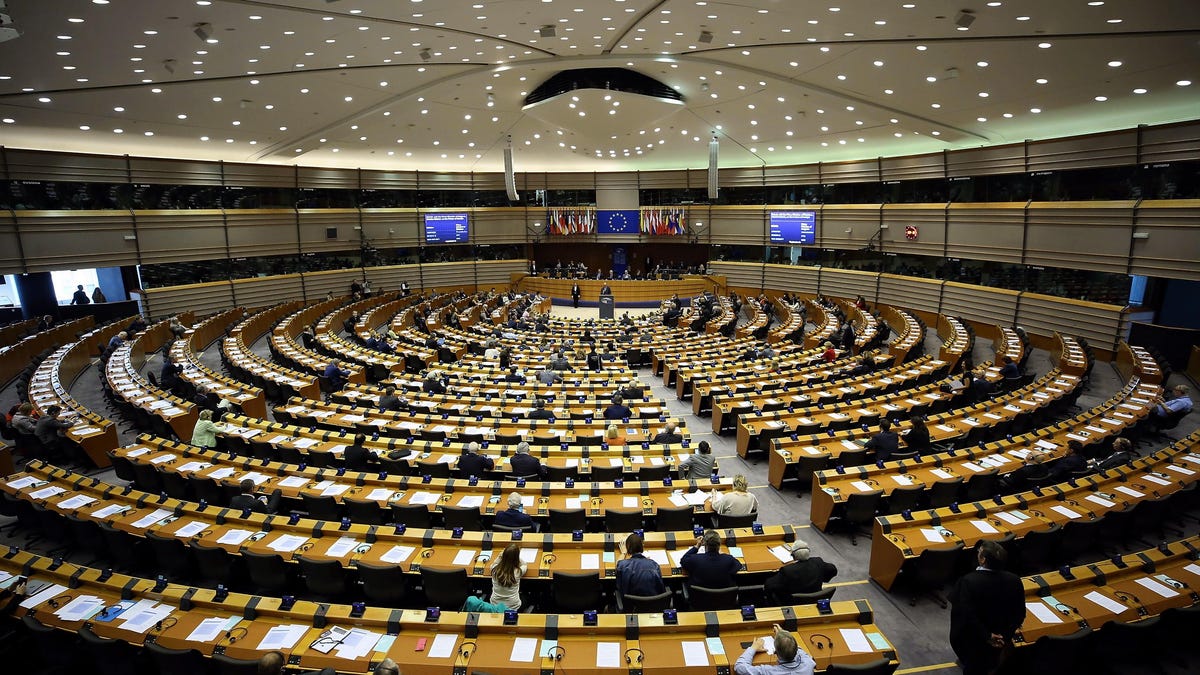 Belgian Prime Minister Charles Michel at European Parliament