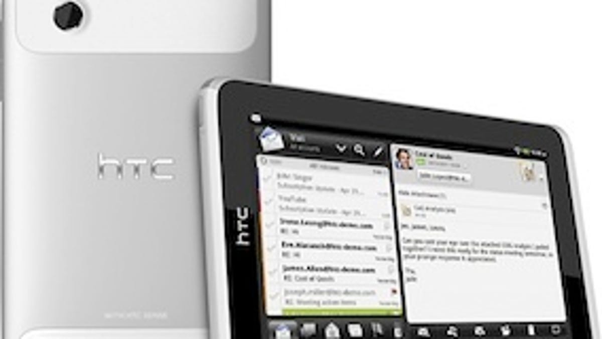 HTC Flyer 7-inch tablet.