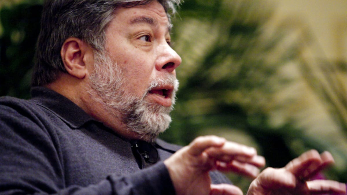 Woz is a big fan of Facebook's Mark Zuckerberg.