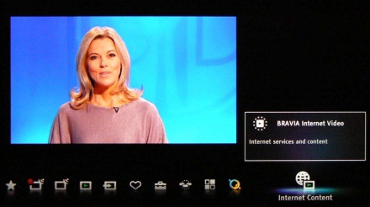 Sony KDL-55NX723 menu