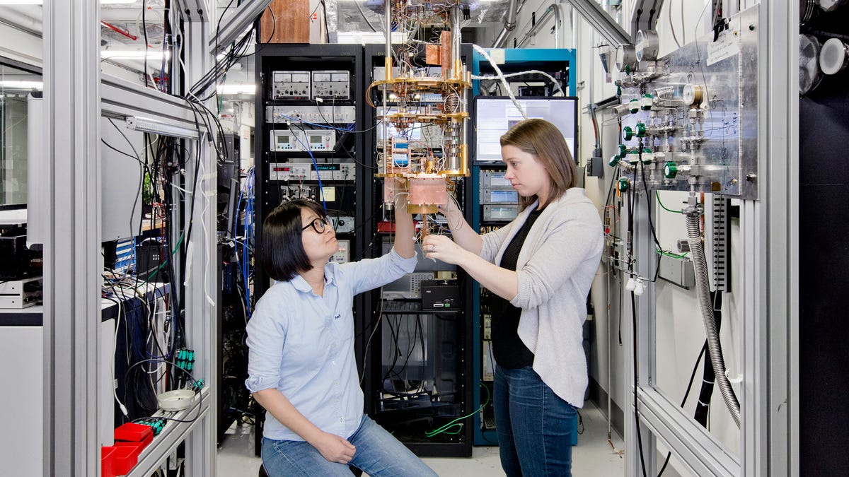 IBM's quantum computer looks nothing like a classical machine.