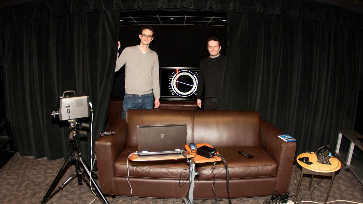 CNET TV Lab with reviewers