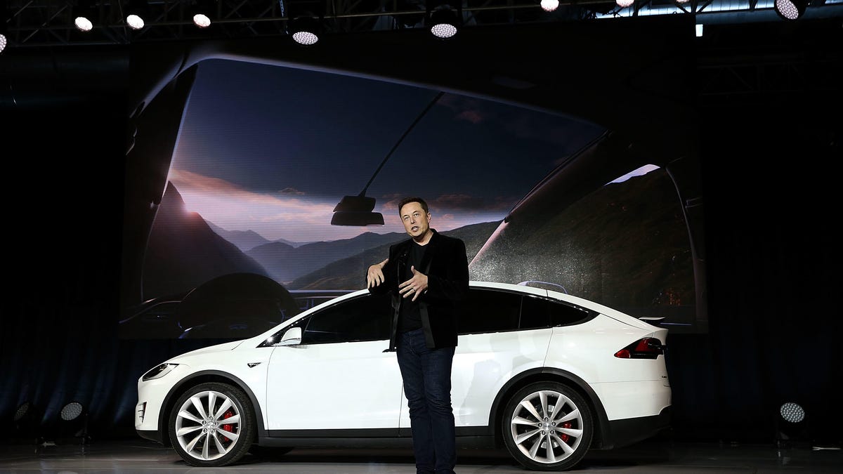 Tesla Debuts Its New Crossover SUV Model, Tesla X