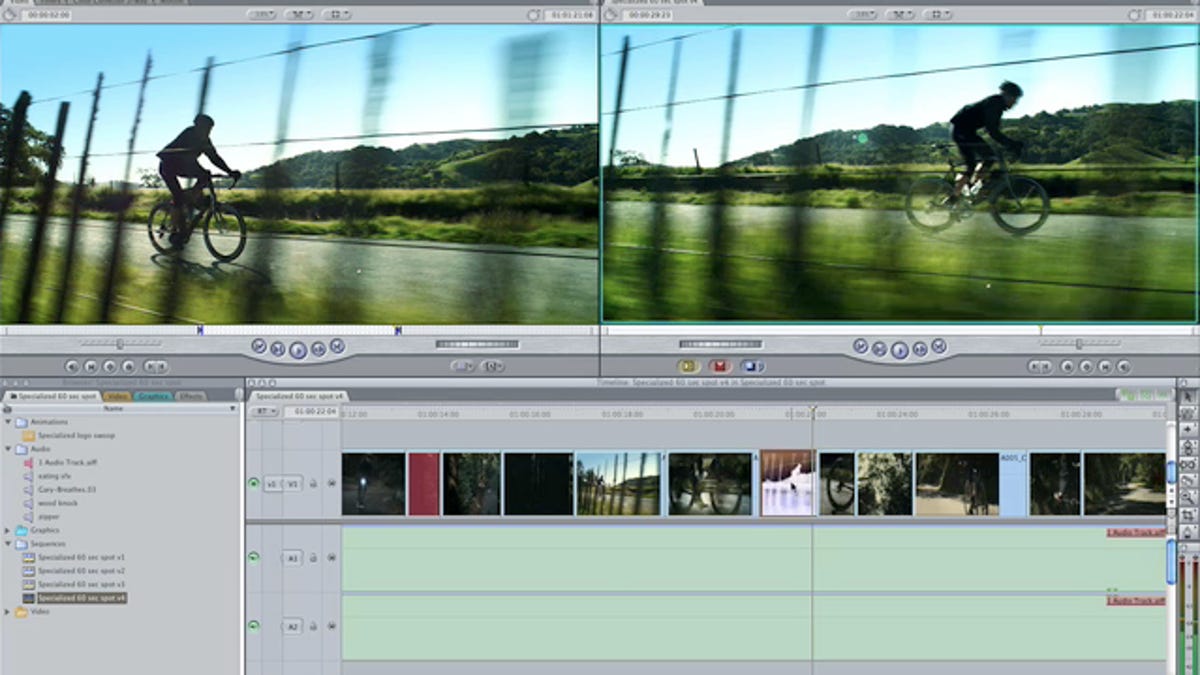 The current version of Final Cut Pro.