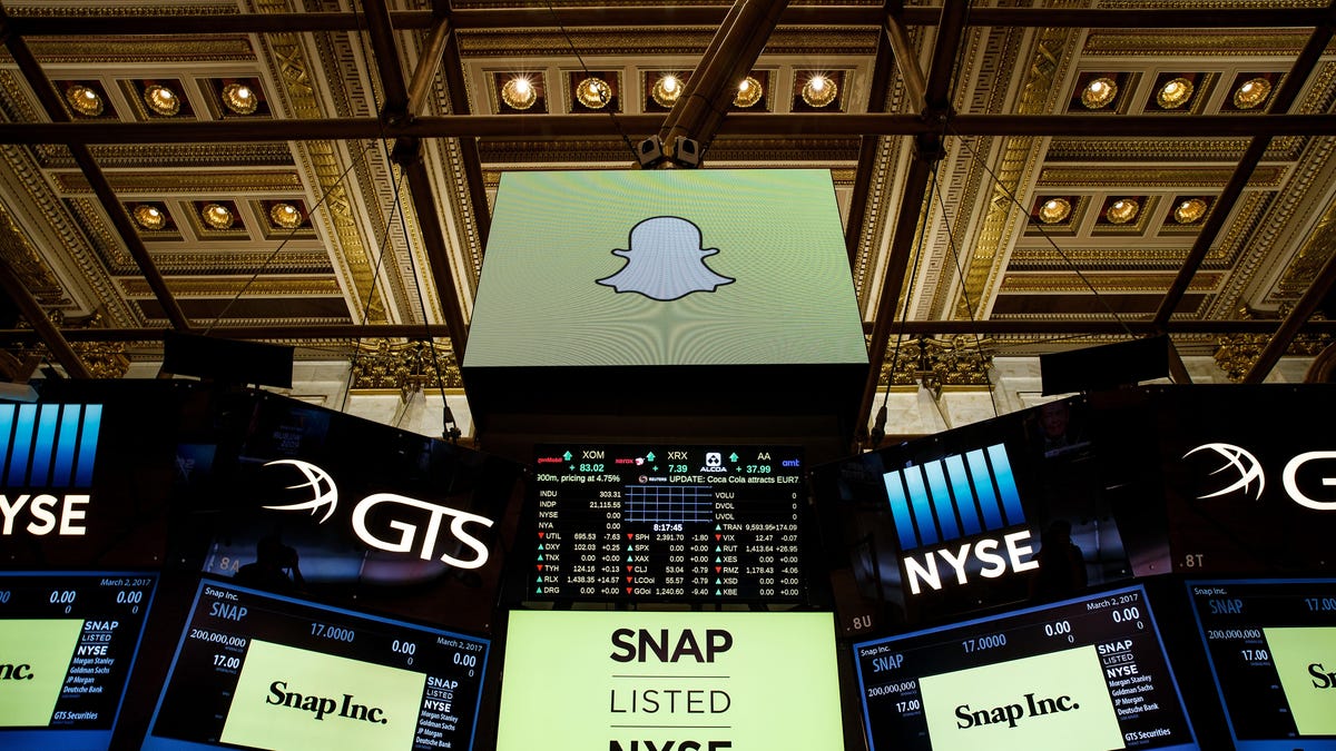 Snapchat Parent Snap Begins Trading On New York Stock Exchange