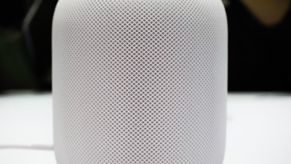 Apple HomePod speaker at WWDC 2017