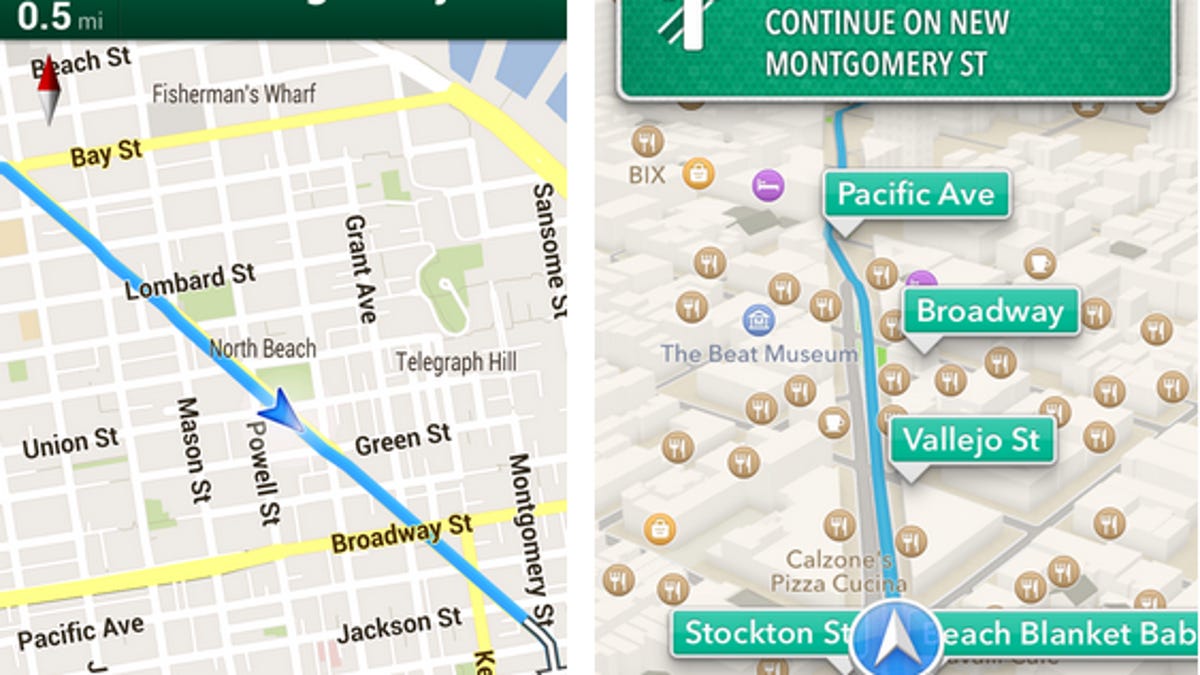 Google and Apple Maps Apps