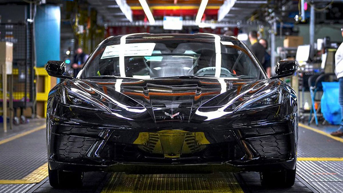 2020 Chevy Corvette Stingray production