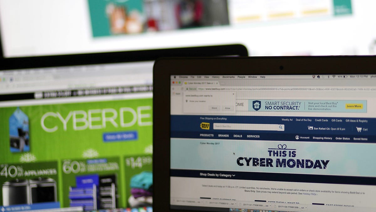 Online Retailers Offer Holiday Sales On "Cyber Monday"