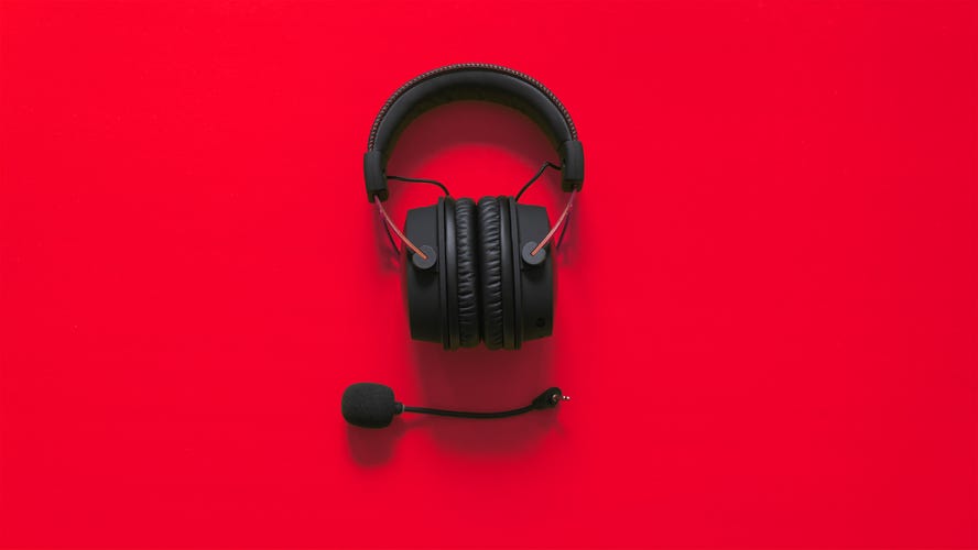 HyperX Cloud Alpha wireless gaming headset.