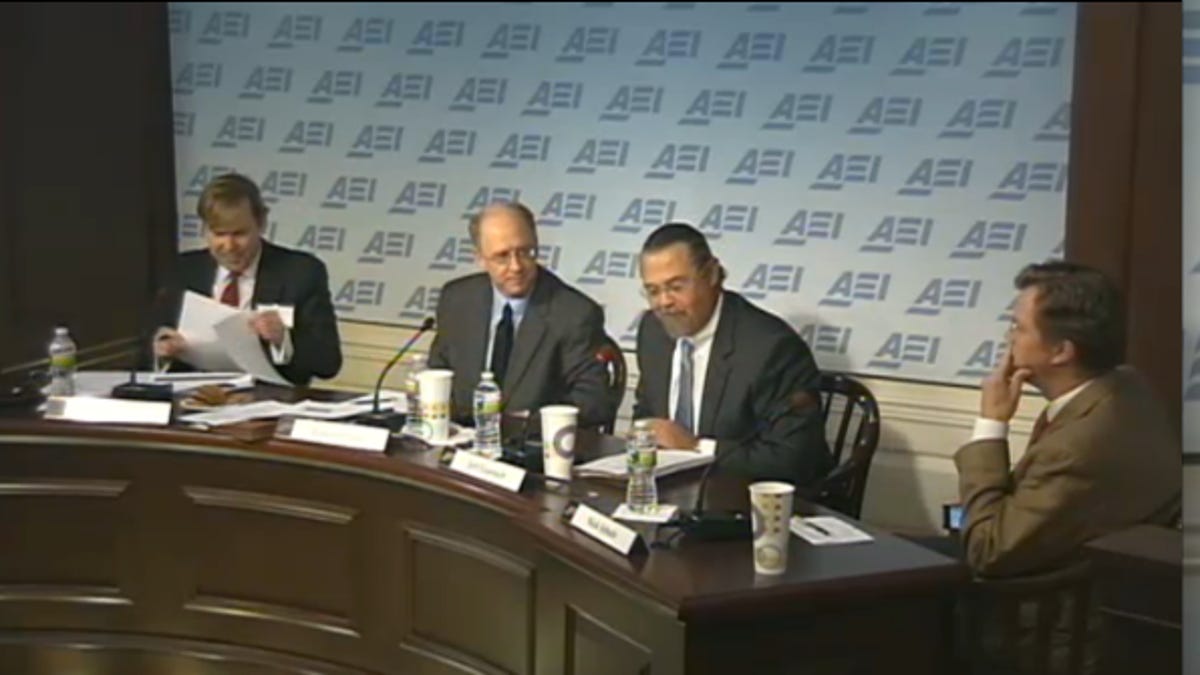 Economists at an American Enterprise Institute event today debate Robert Bork's arguments against antitrust action aimed at Google.