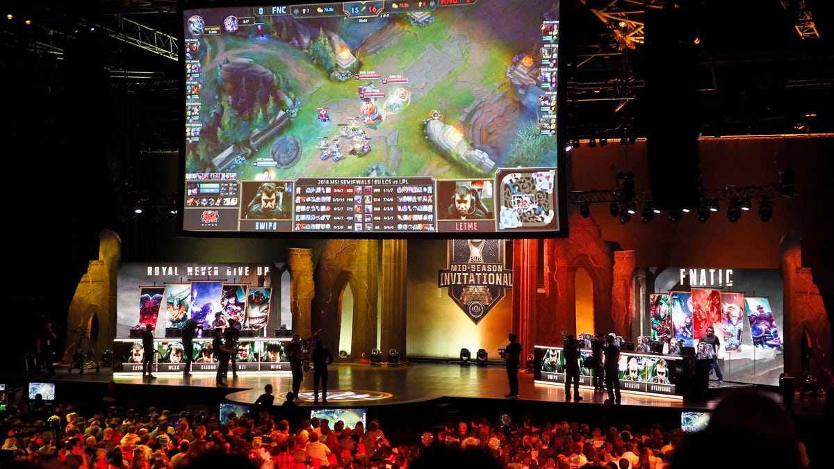 eSport Tournament : League of Legends At Le Zenith In Paris